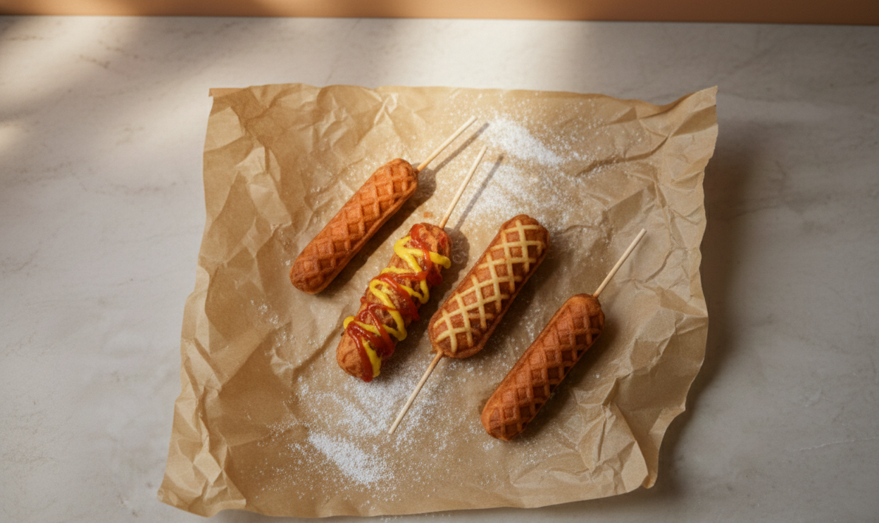 Waffle corndogs - Image 3